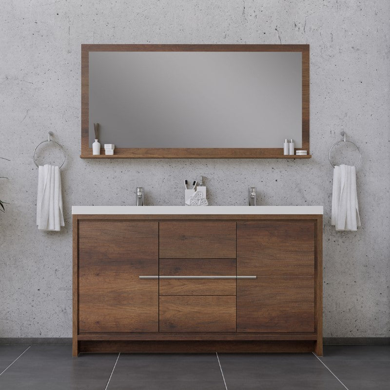 Alya Bath Sortino 84" Modern Bathroom Vanity