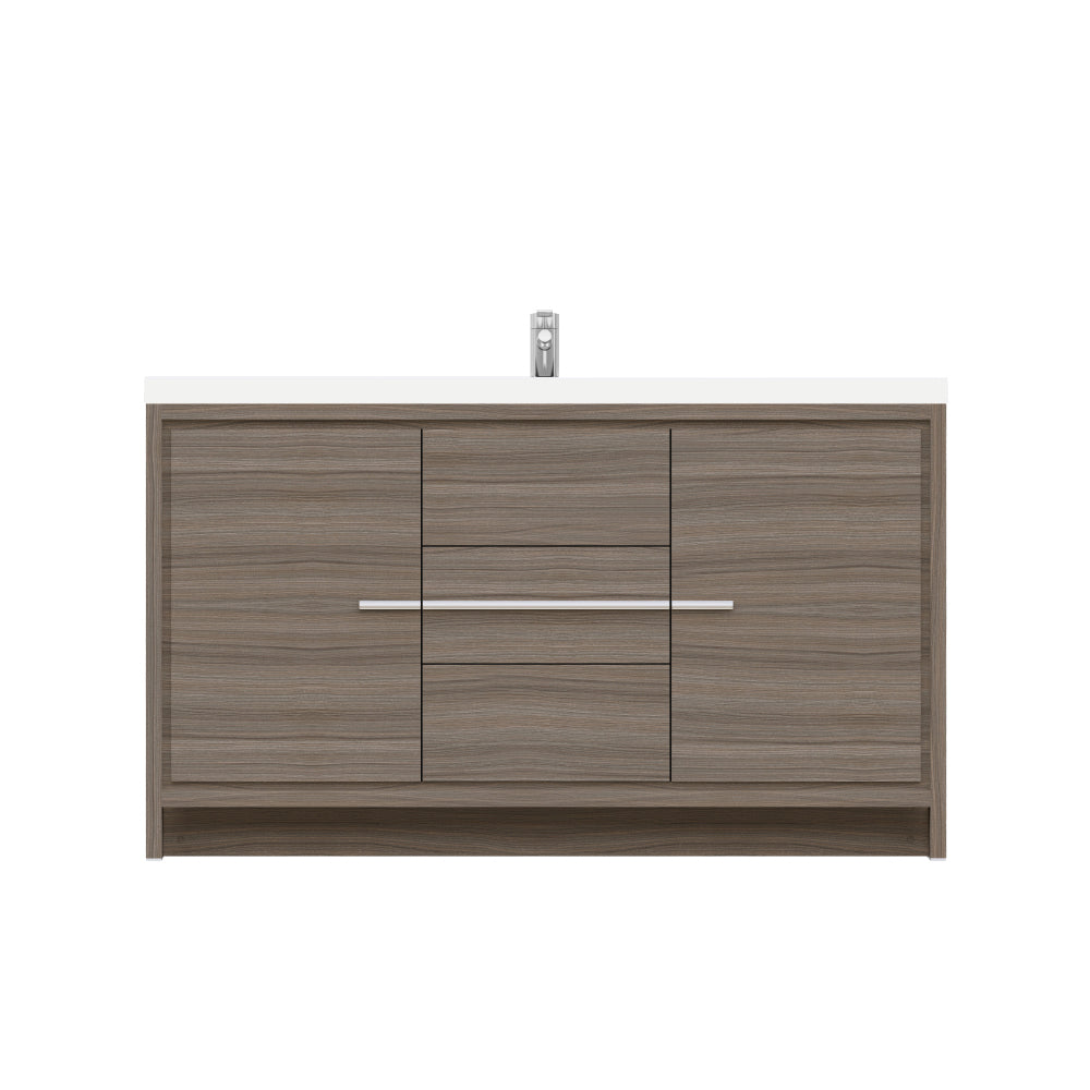 Alya Bath Sortino 60" Modern Single Bathroom Vanity