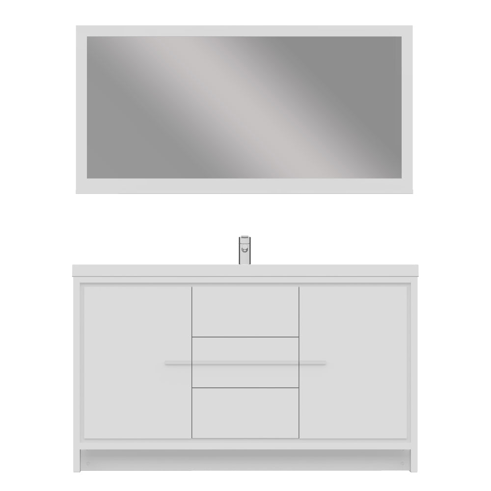 Alya Bath Sortino 60" Modern Single Bathroom Vanity