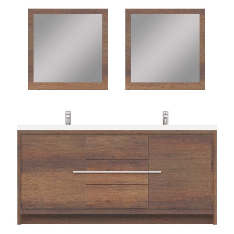 Alya Bath Sortino 72" Modern Bathroom Vanity