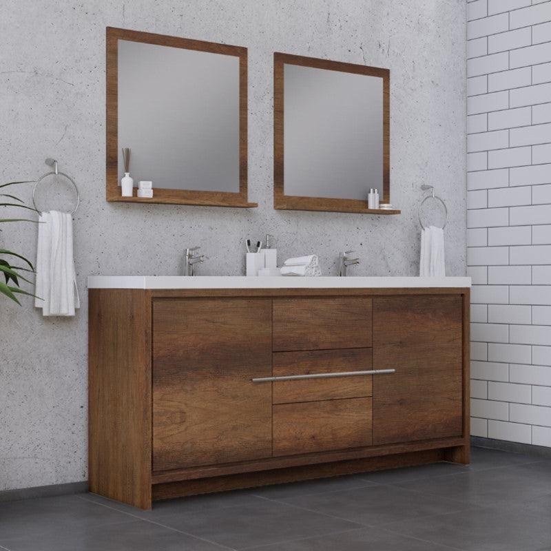 Alya Bath Sortino 72" Modern Bathroom Vanity