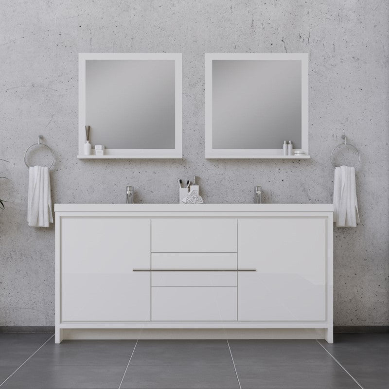 Alya Bath Sortino 72" Modern Bathroom Vanity