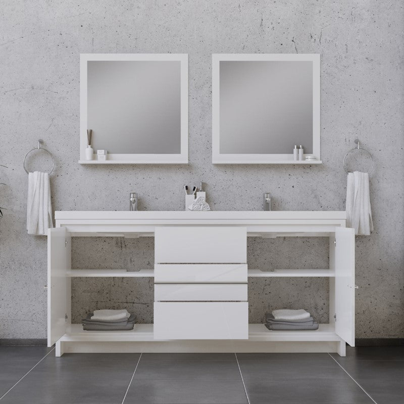 Alya Bath Sortino 72" Modern Bathroom Vanity