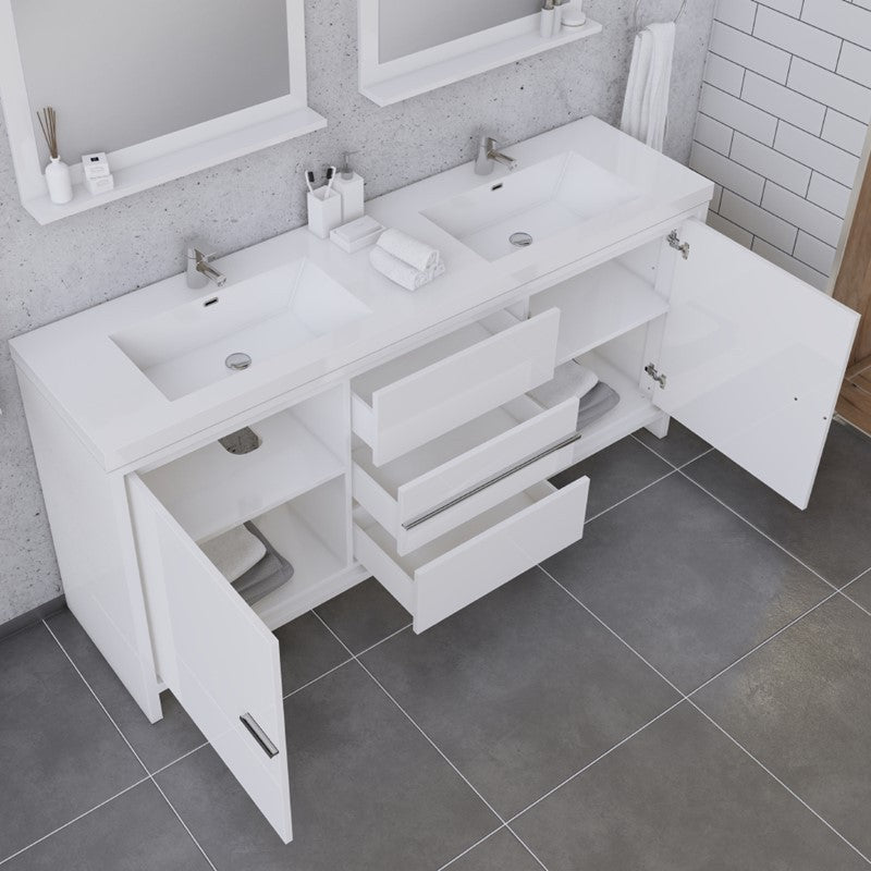 Alya Bath Sortino 72" Modern Bathroom Vanity