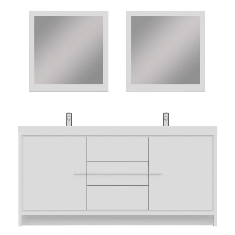 Alya Bath Sortino 72" Modern Bathroom Vanity