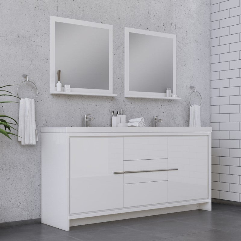 Alya Bath Sortino 72" Modern Bathroom Vanity