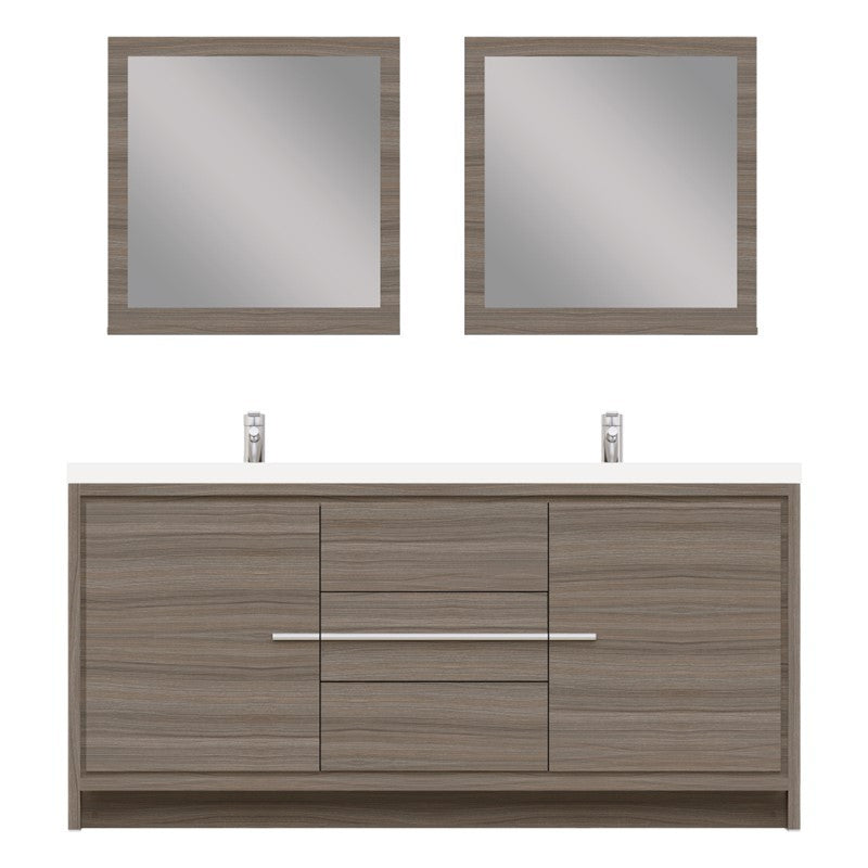 Alya Bath Sortino 72" Modern Bathroom Vanity