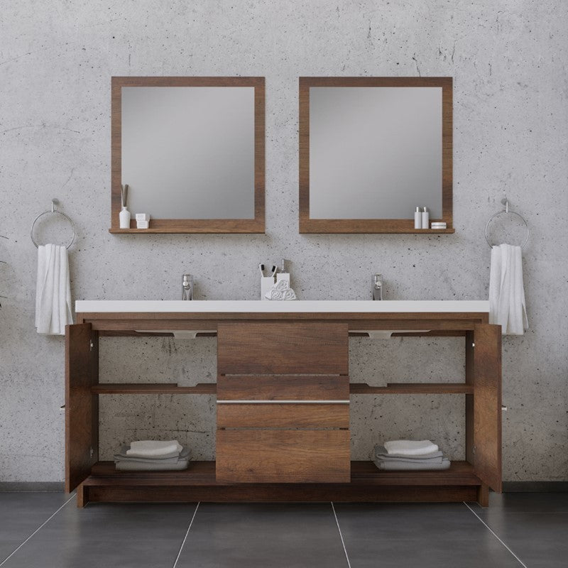 Alya Bath Sortino 72" Modern Bathroom Vanity