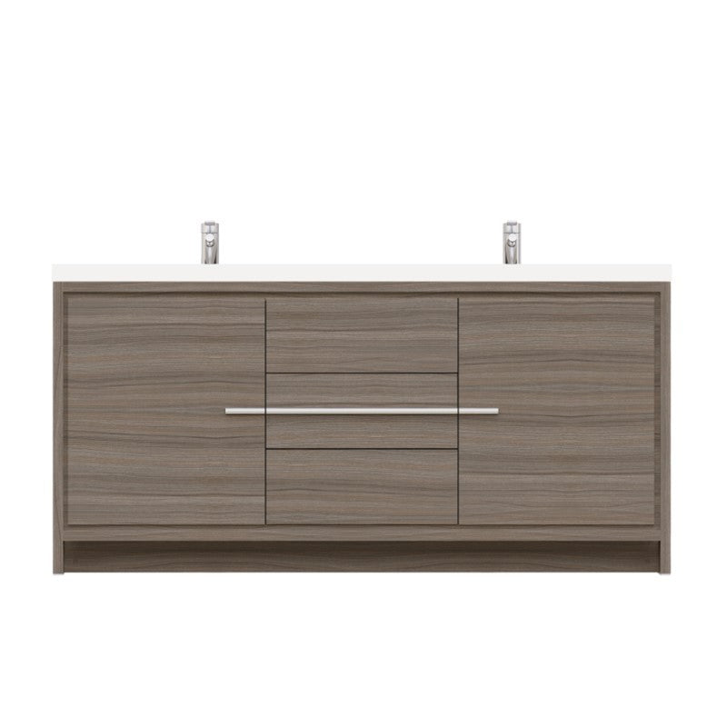 Alya Bath Sortino 72" Modern Bathroom Vanity