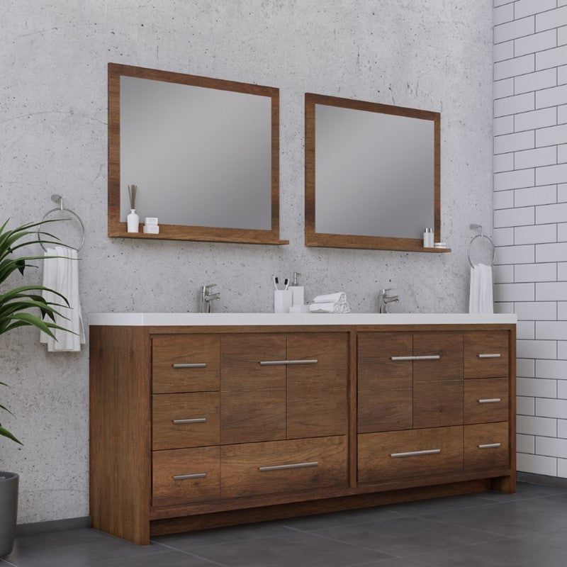 Alya Bath Sortino 84" Modern Bathroom Vanity