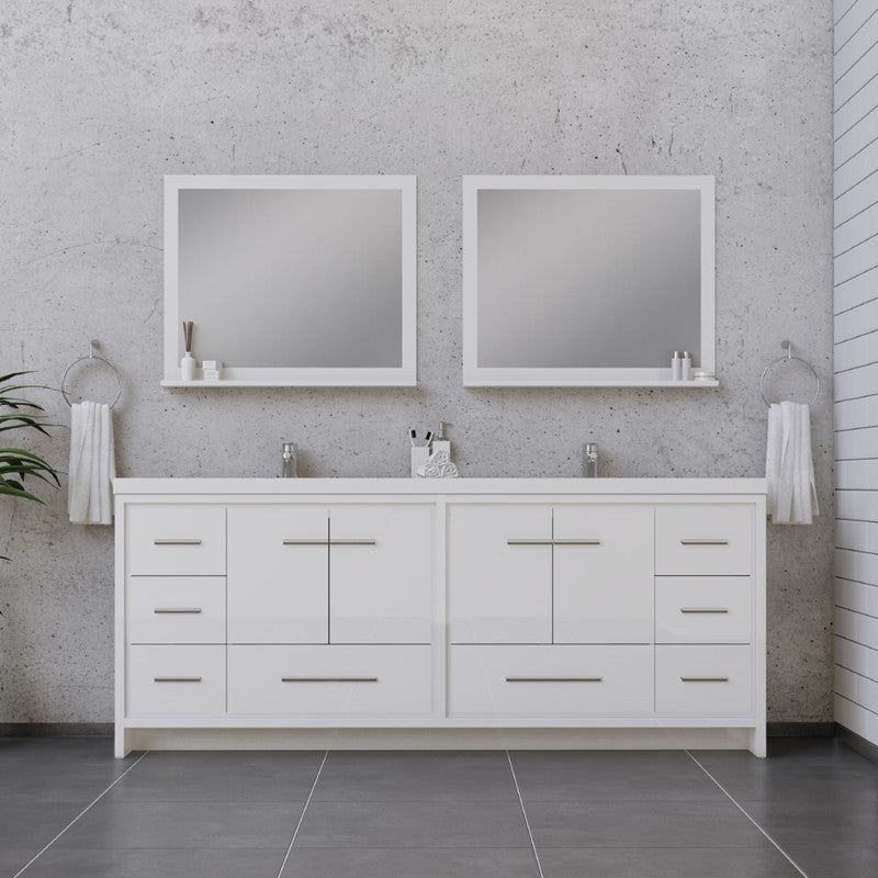 Alya Bath Sortino 84" Modern Bathroom Vanity