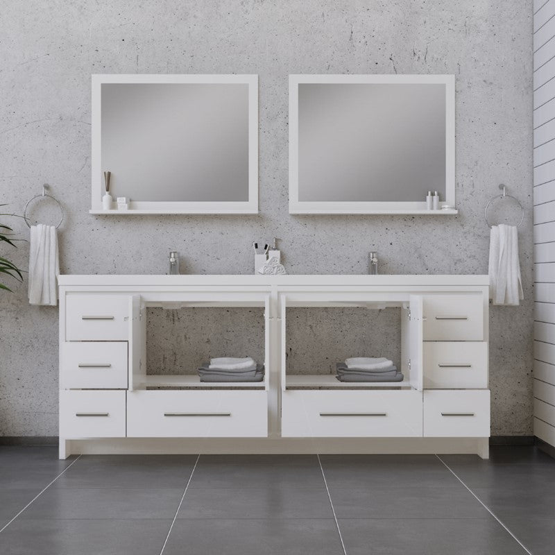 Alya Bath Sortino 84" Modern Bathroom Vanity