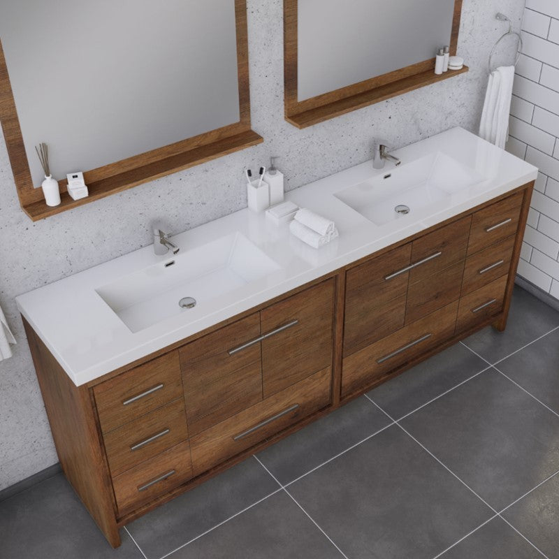 Alya Bath Sortino 84" Modern Bathroom Vanity