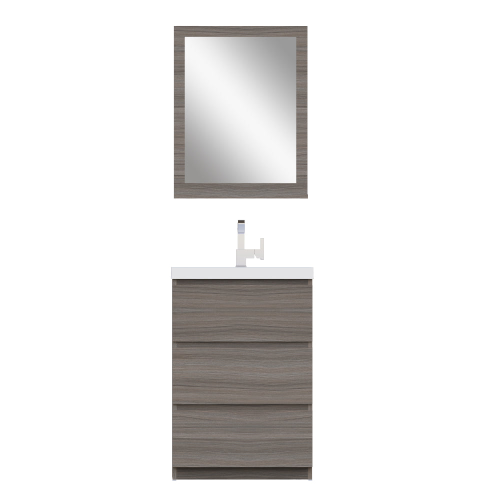 Alya Bath Paterno 24" Modern Freestanding Bathroom Vanity