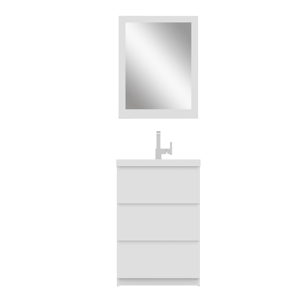 Alya Bath Paterno 24" Modern Freestanding Bathroom Vanity