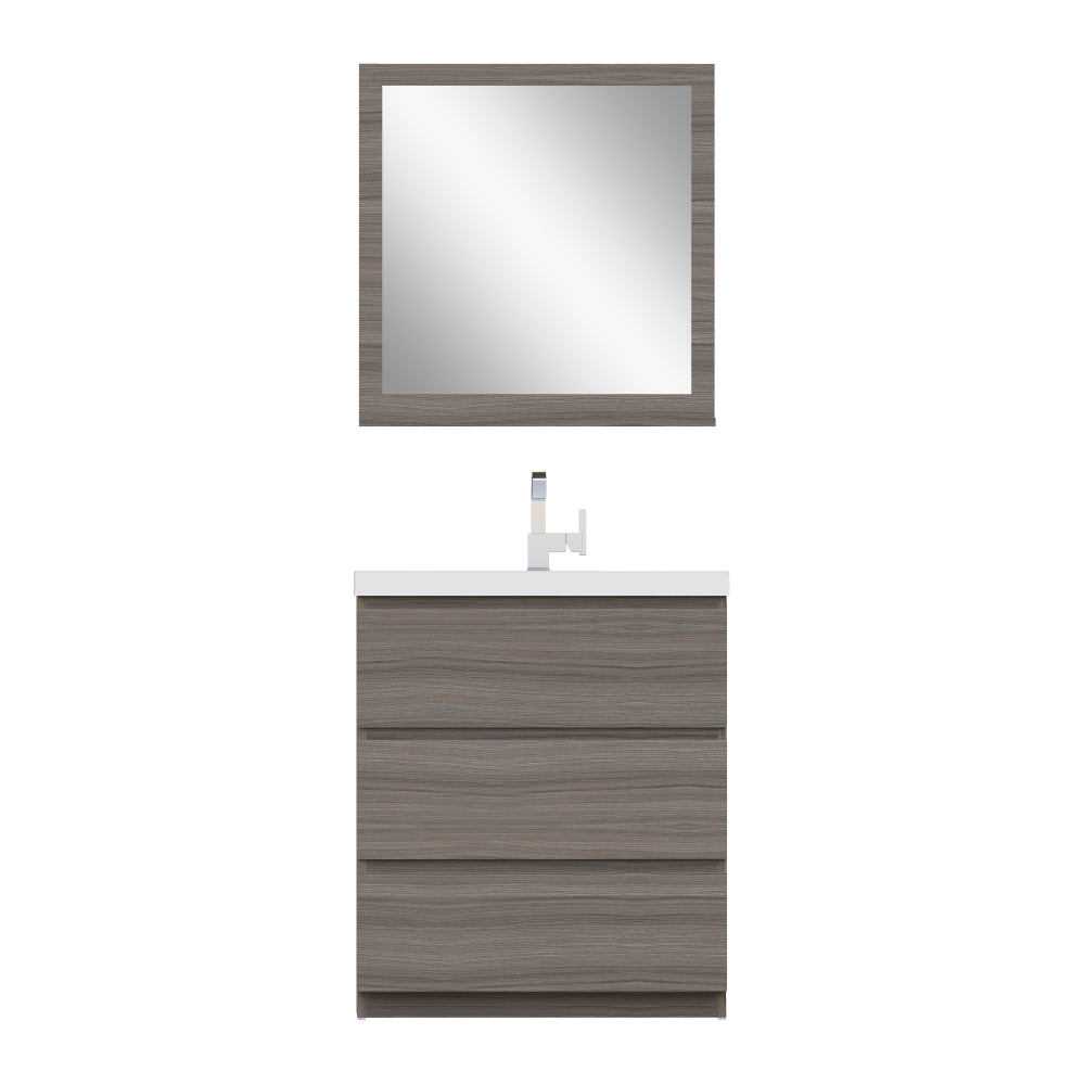 Alya Bath Paterno 30" Modern Freestanding Bathroom Vanity