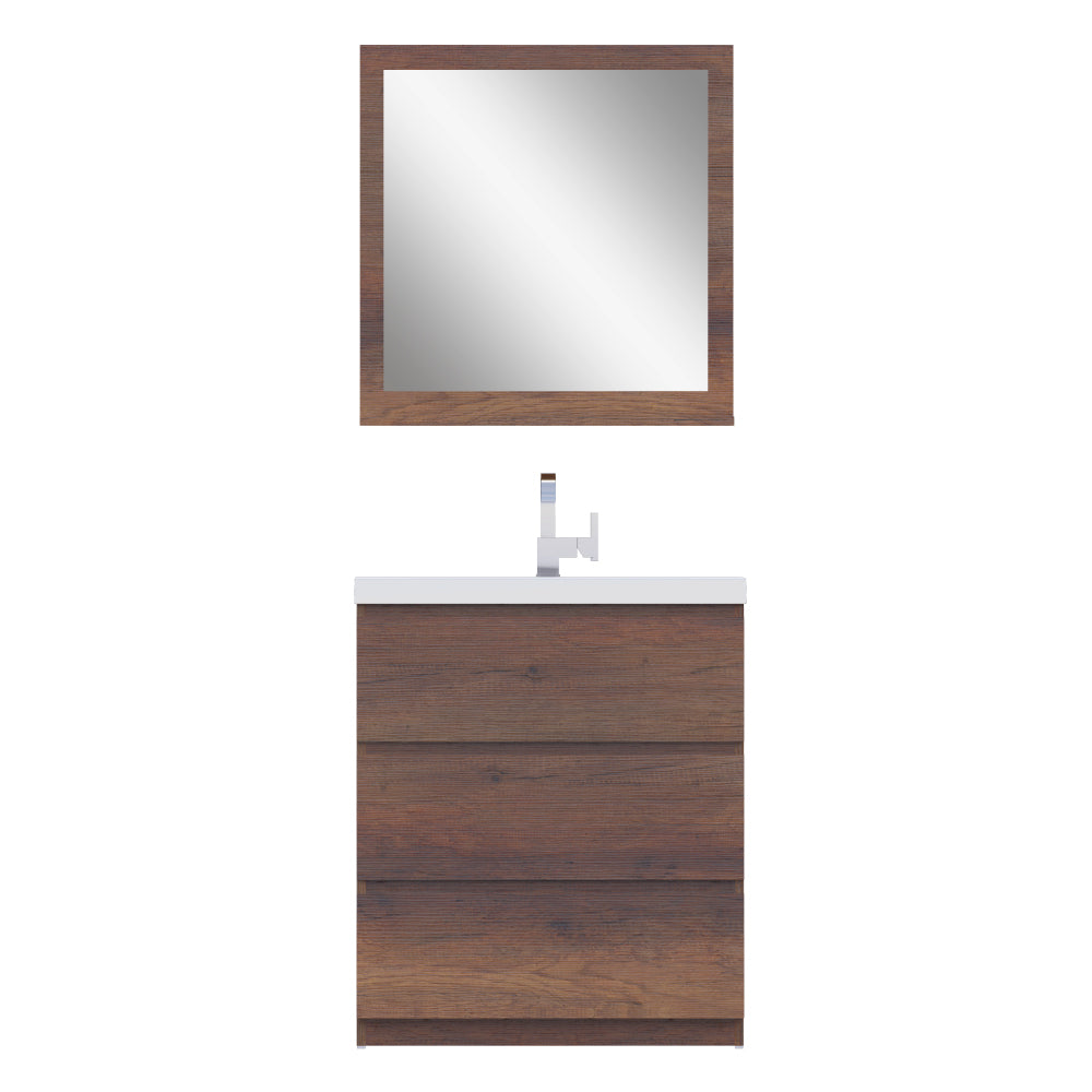 Alya Bath Paterno 30" Modern Freestanding Bathroom Vanity