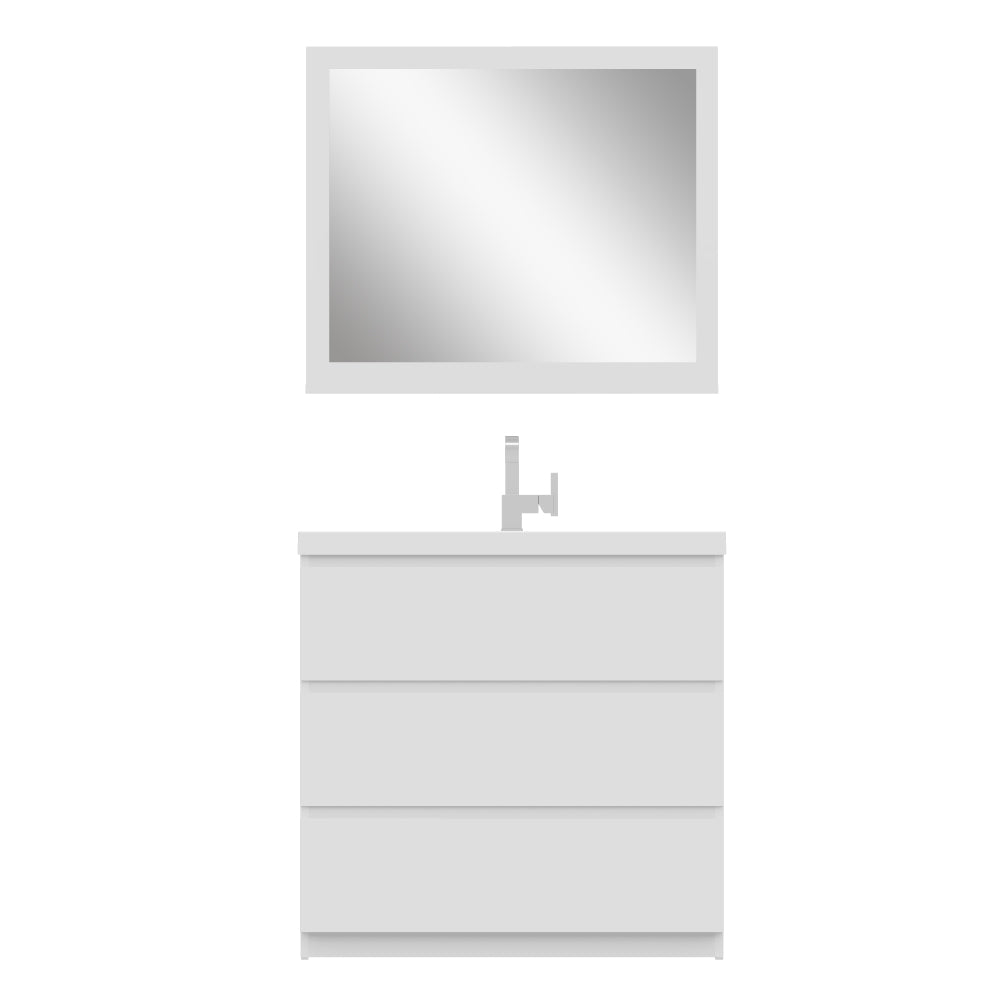 Alya Bath Paterno 36" Modern Freestanding Bathroom Vanity