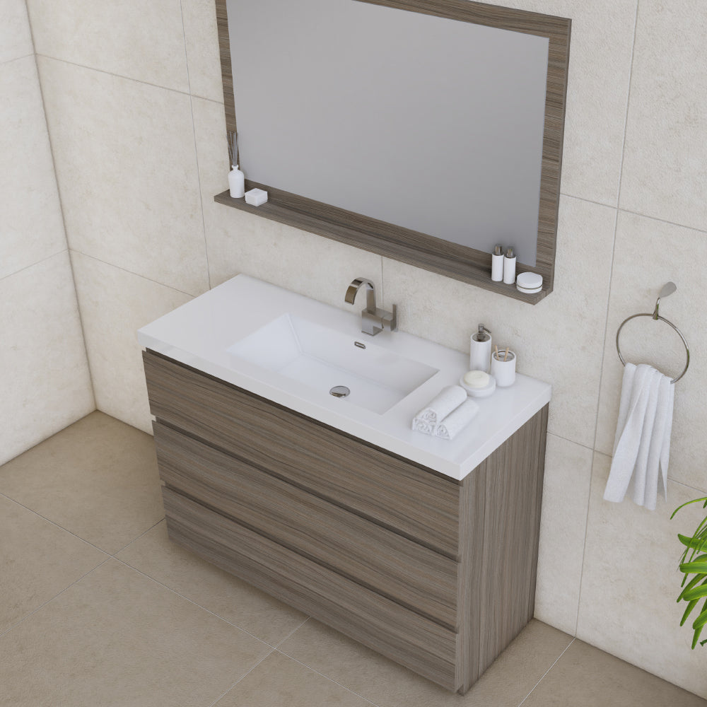 Alya Bath Paterno 48" Modern Freestanding Bathroom Vanity