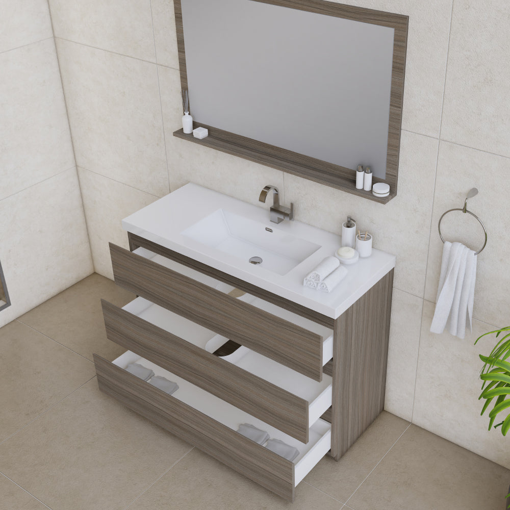 Alya Bath Paterno 48" Modern Freestanding Bathroom Vanity