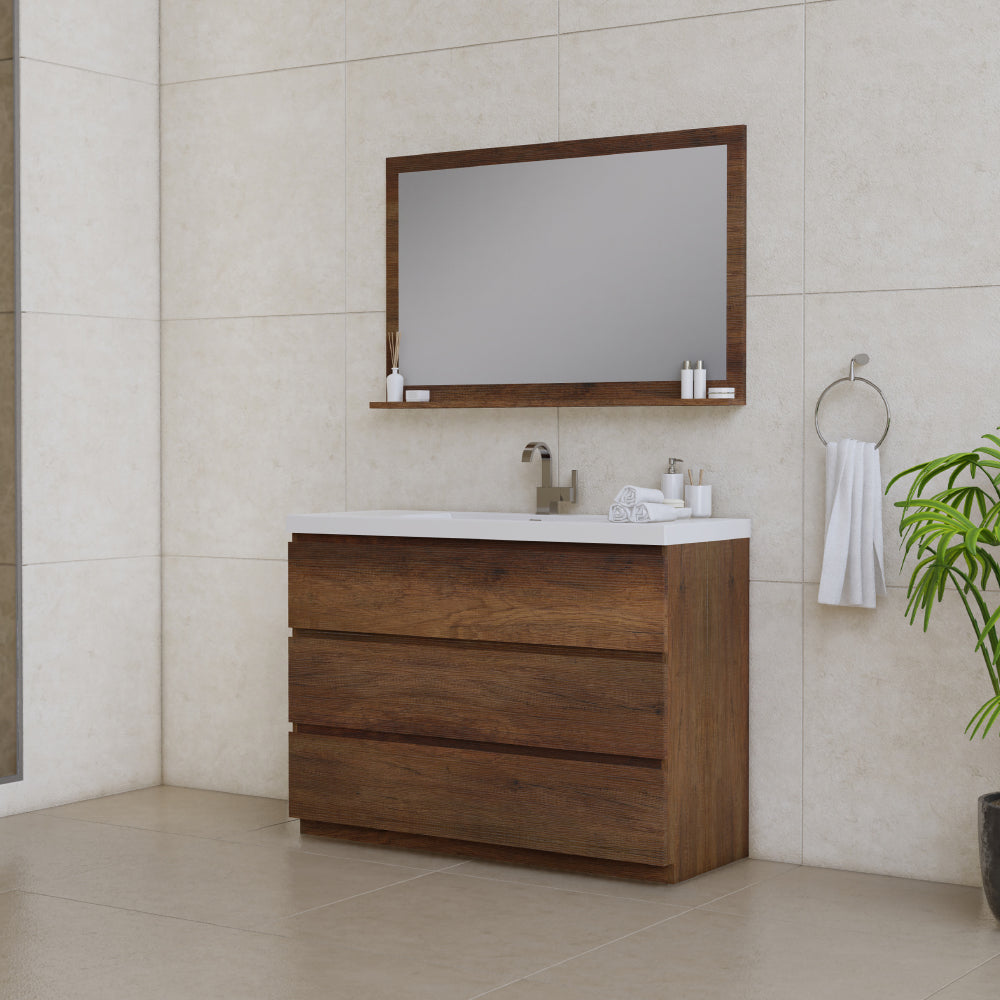 Alya Bath Paterno 48" Modern Freestanding Bathroom Vanity