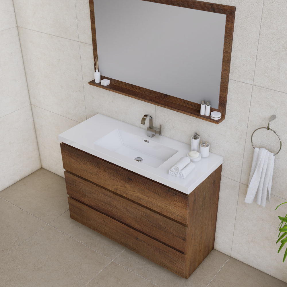 Alya Bath Paterno 48" Modern Freestanding Bathroom Vanity