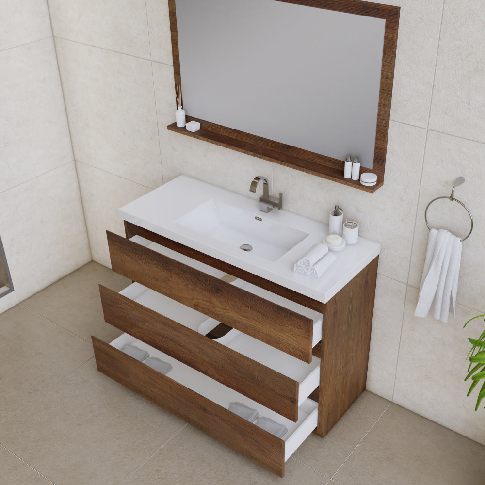 Alya Bath Paterno 48" Modern Freestanding Bathroom Vanity