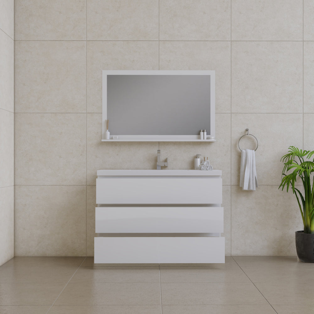 Alya Bath Paterno 48" Modern Freestanding Bathroom Vanity