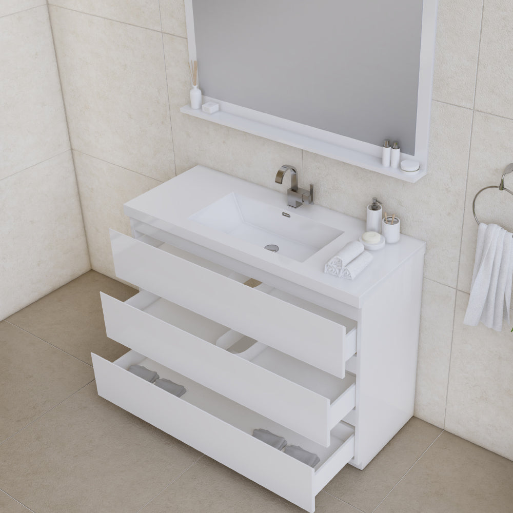 Alya Bath Paterno 48" Modern Freestanding Bathroom Vanity