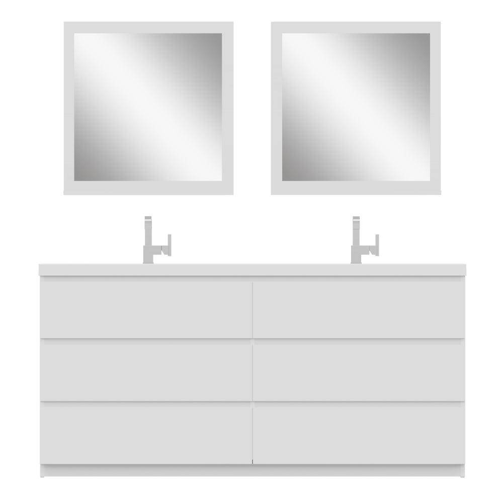 Alya Bath Paterno 72" Modern Freestanding Bathroom Vanity