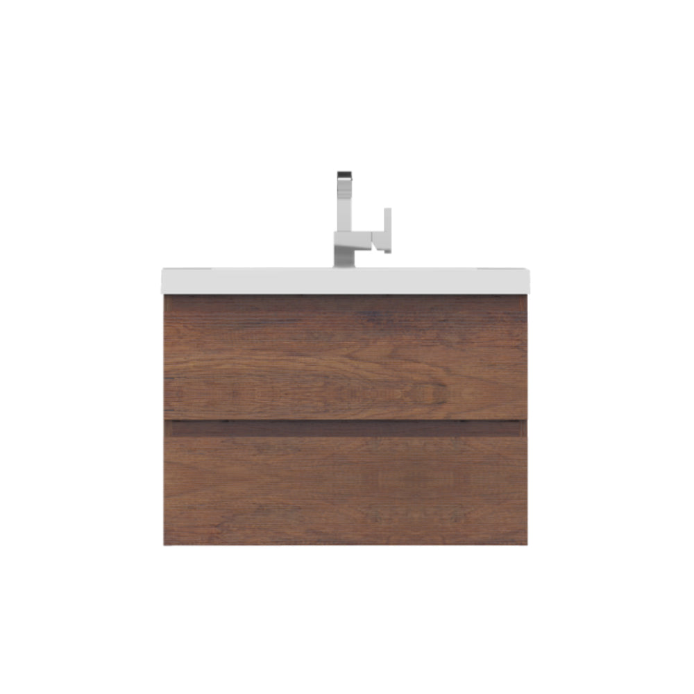 Alya Bath Paterno 30" Modern Wall Mounted Bathroom Vanity