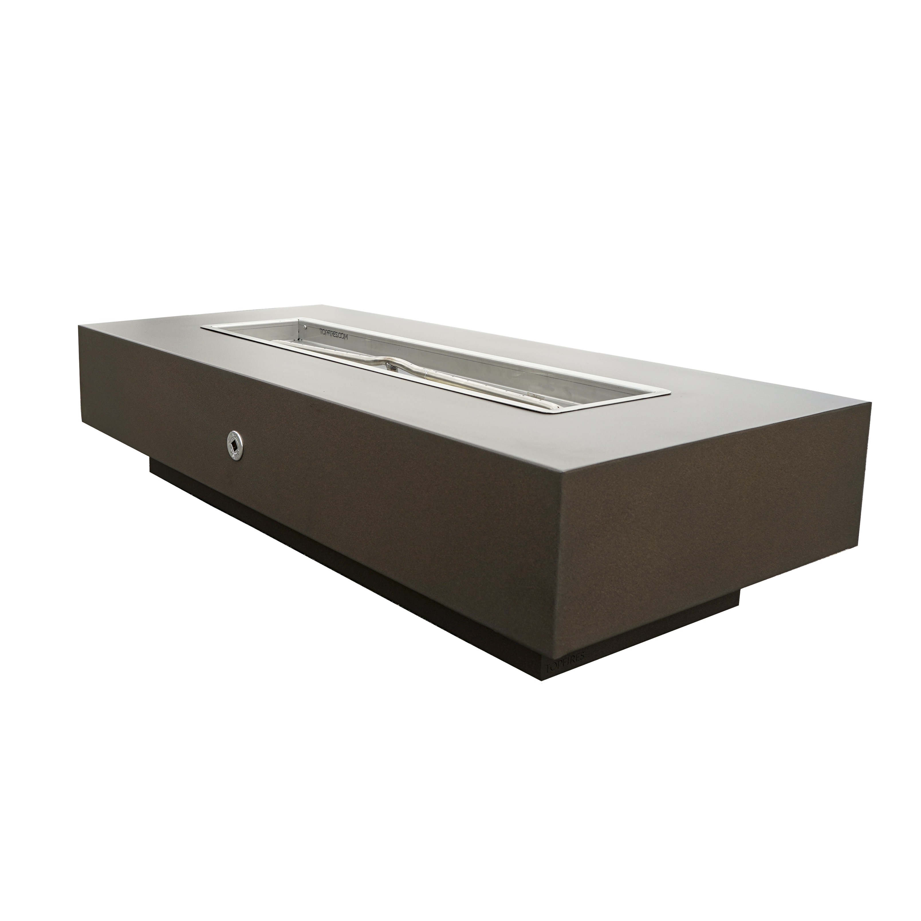 The Outdoor Plus 48" Rectangular Conorado Fire Pit - Powder Coated Metal