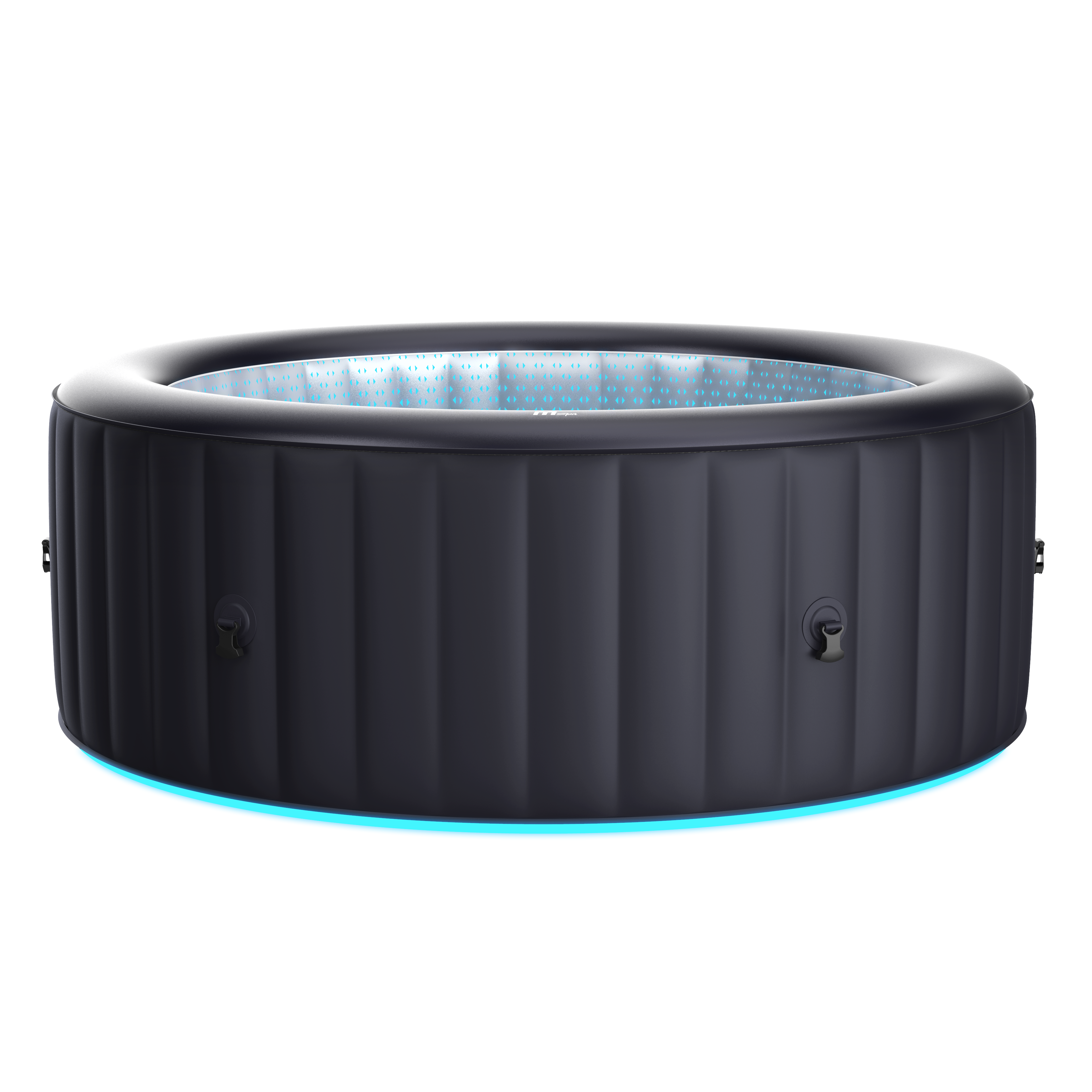 MSpa Urban AURORA Round 6-Person Inflatable Bubble Spa with LED Light Strip