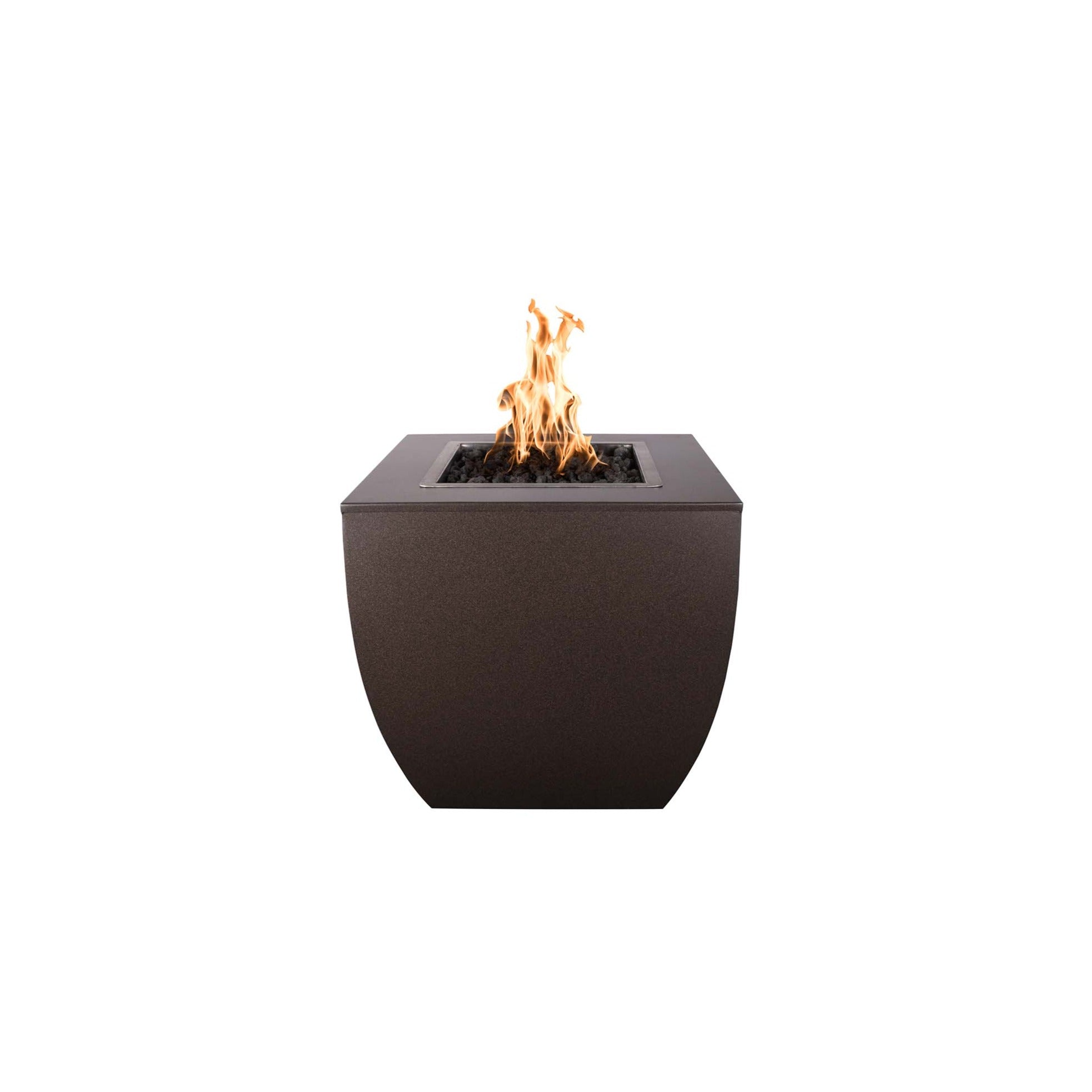 The Outdoor Plus 30" Square Tall Avalon Fire Pit - Copper