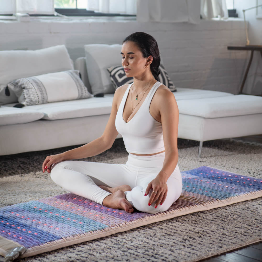 HealthyLine Rainbow Chakra Mat™ Large 7428 Firm - Photon PEMF InfraMat Pro® Third Edition