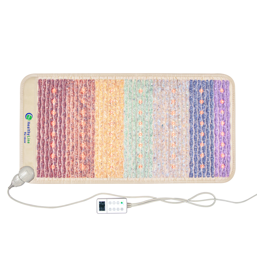 HealthyLine Rainbow Chakra Mat™ Small 4020 Firm - Photon PEMF Inframat Pro® 3rd Edition