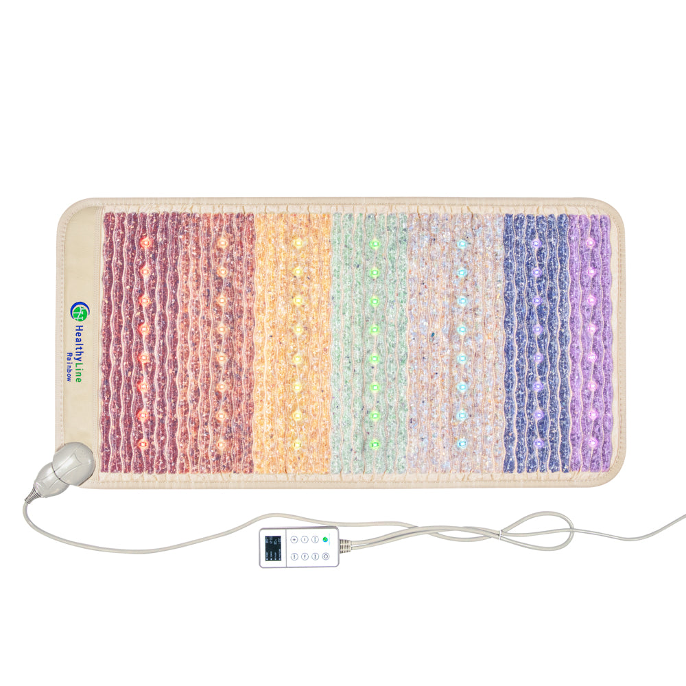 HealthyLine Rainbow Chakra Mat™ Small 4020 Firm - Photon PEMF Inframat Pro® 3rd Edition