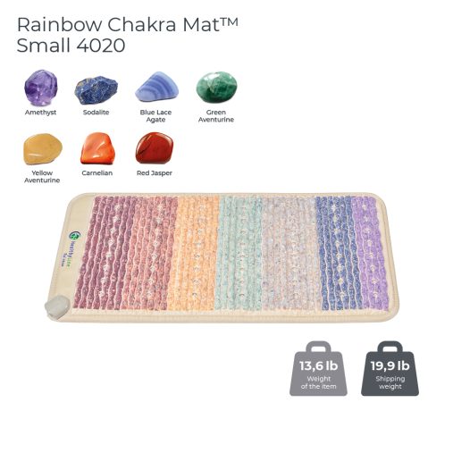 HealthyLine Rainbow Chakra Mat™ Small 4020 Firm - Photon PEMF Inframat Pro® 3rd Edition