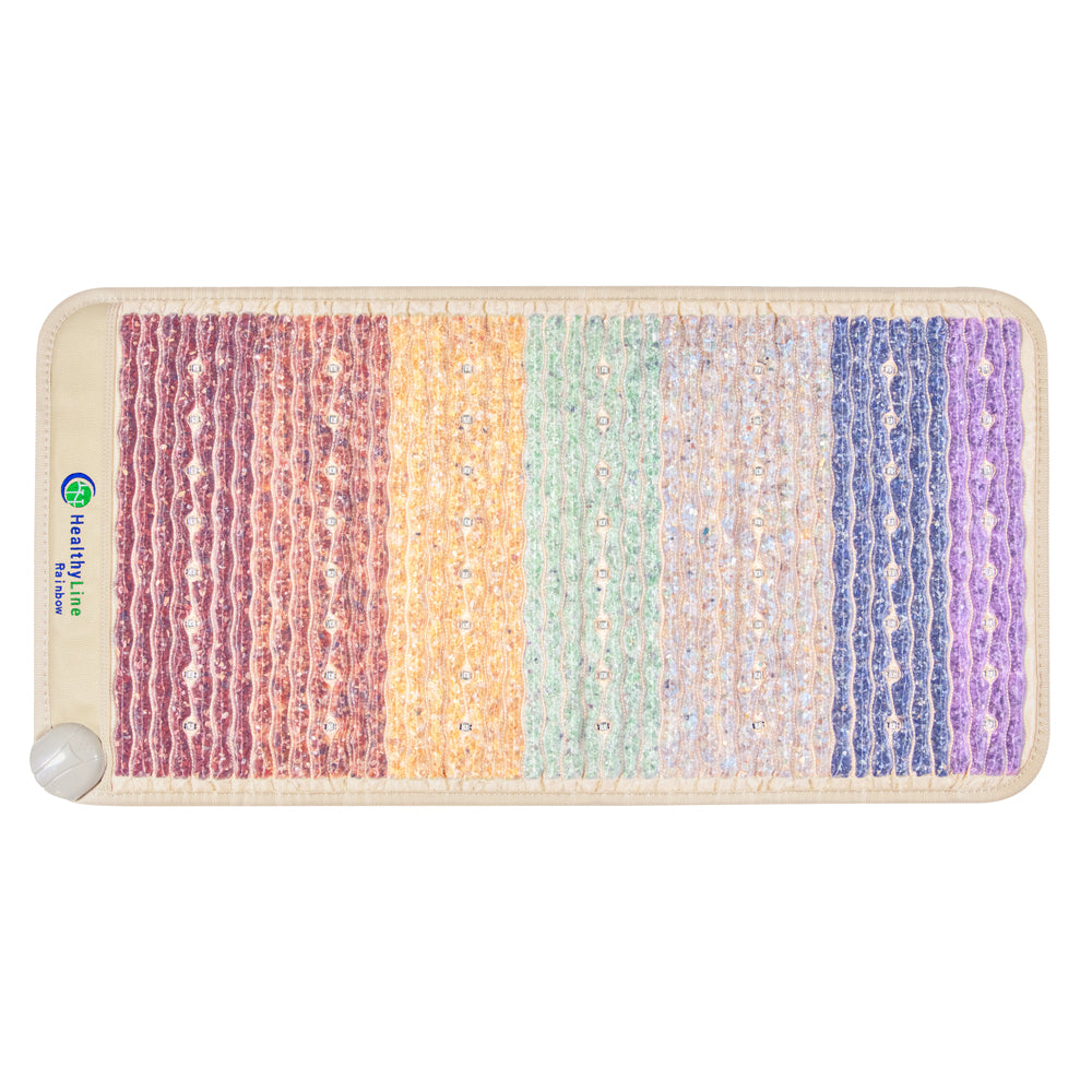 HealthyLine Rainbow Chakra Mat™ Small 4020 Firm - Photon PEMF Inframat Pro® 3rd Edition