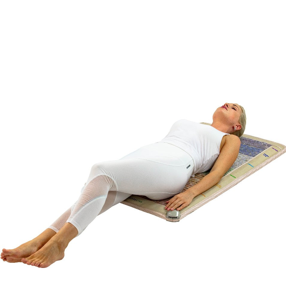 HealthyLine Chakra-Mat™ Small 4224 Firm - PEMF Inframat Pro® Rainbow Mat with Chakra Symbols