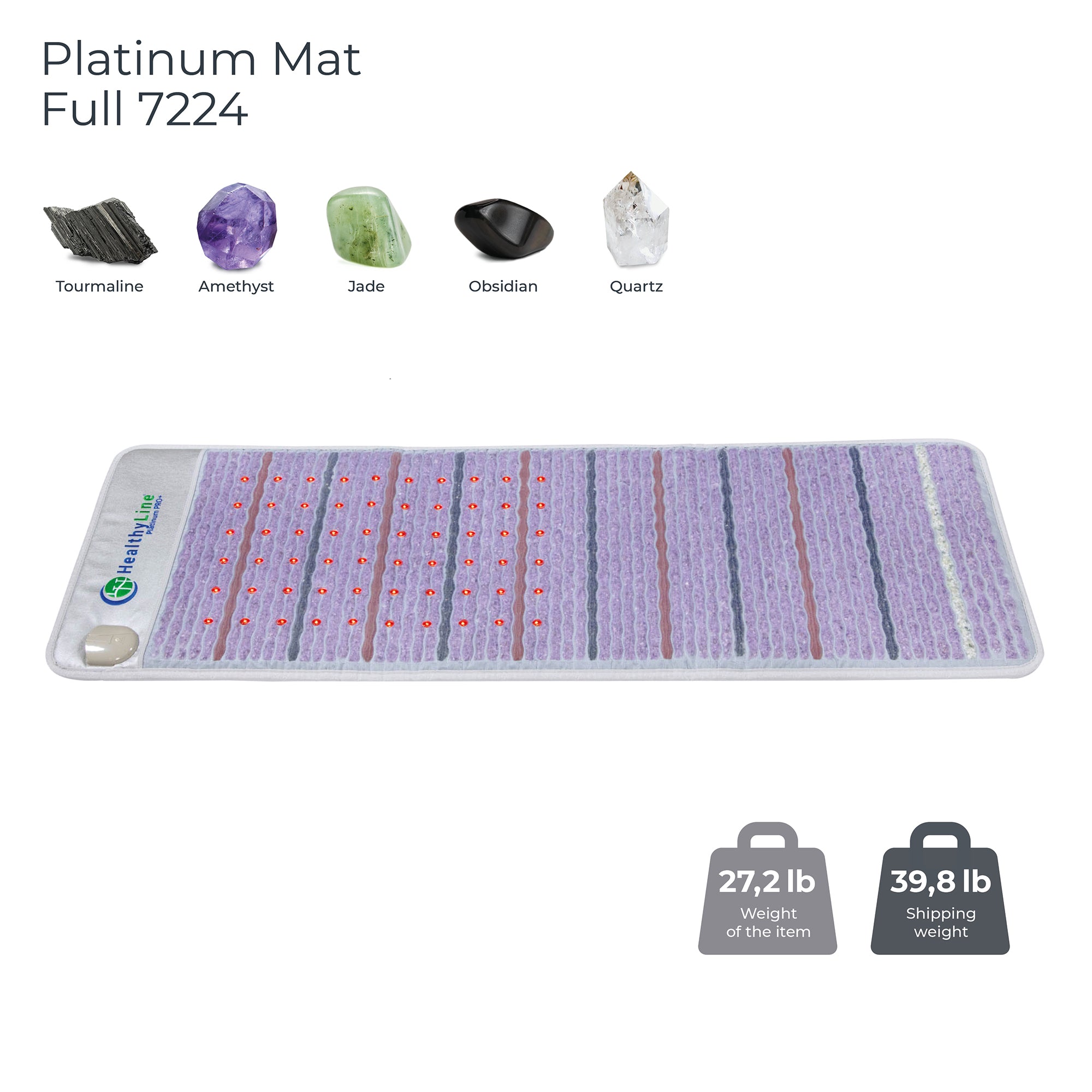 HealthyLine Platinum Mat™ Full 7224 Firm - Photon Advanced PEMF InfraMat Pro®