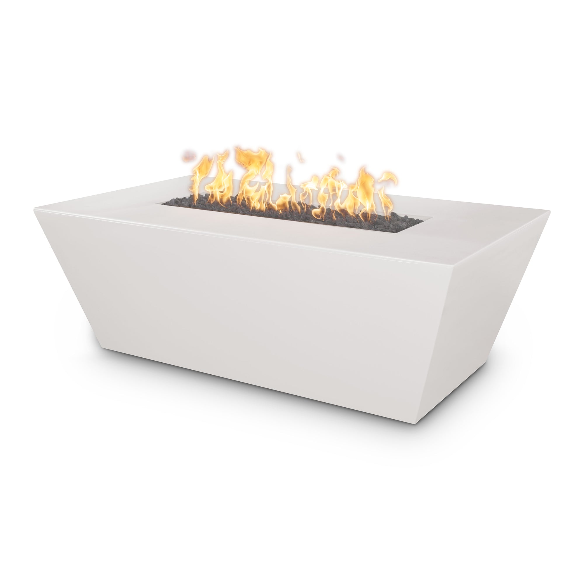 The Outdoor Plus 60" Rectangular Angelus Fire Pit - GFRC Concrete