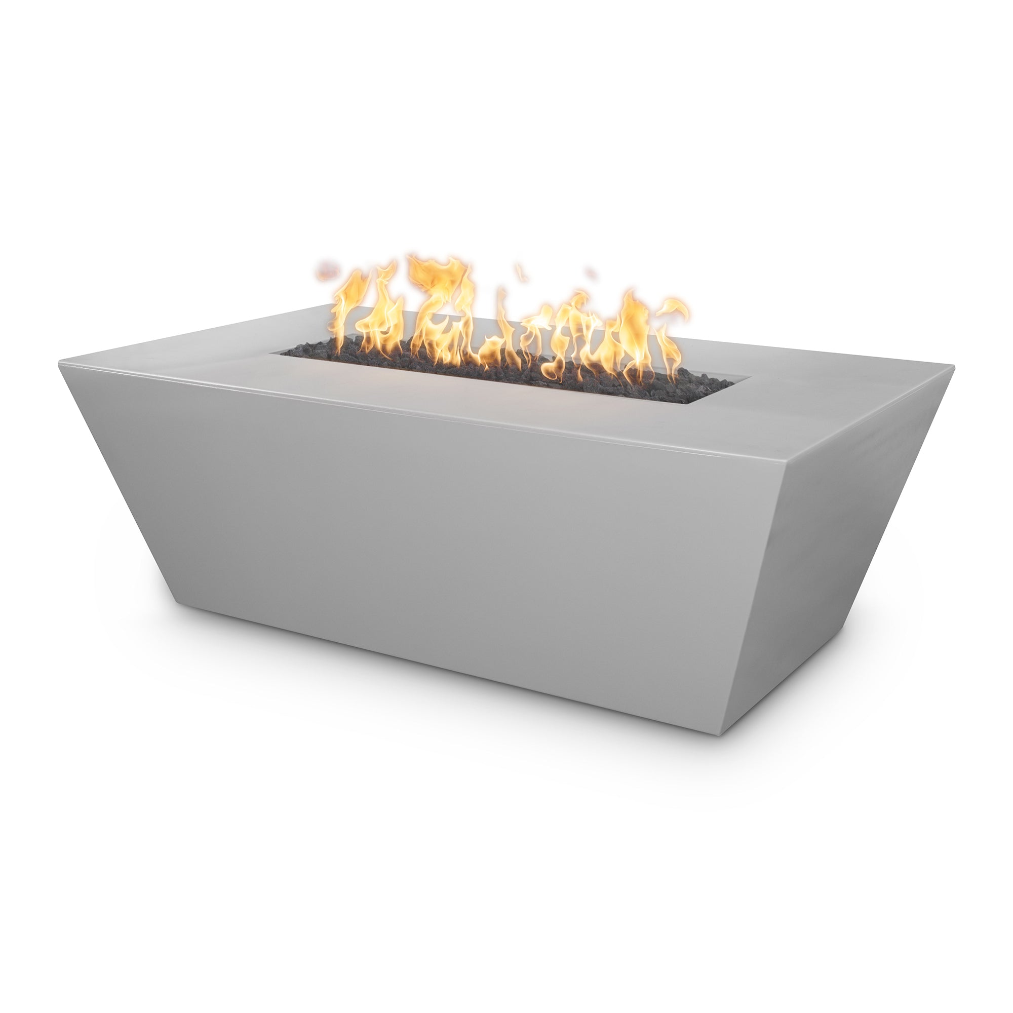 The Outdoor Plus 60" Rectangular Angelus Fire Pit - GFRC Concrete