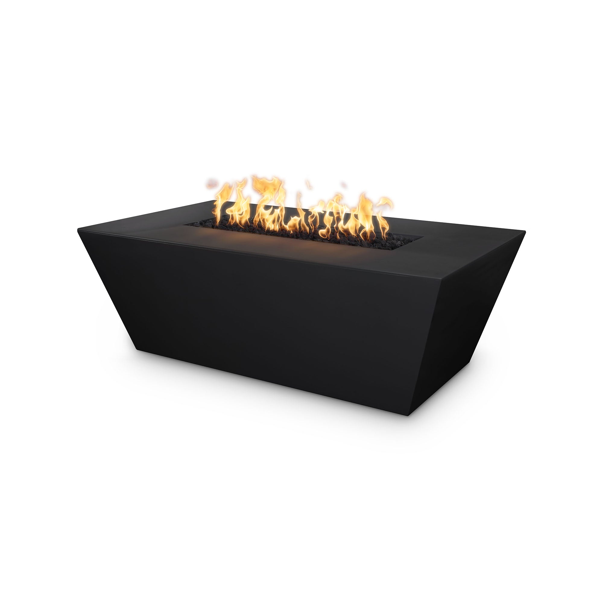 The Outdoor Plus 60" Rectangular Angelus Fire Pit - GFRC Concrete