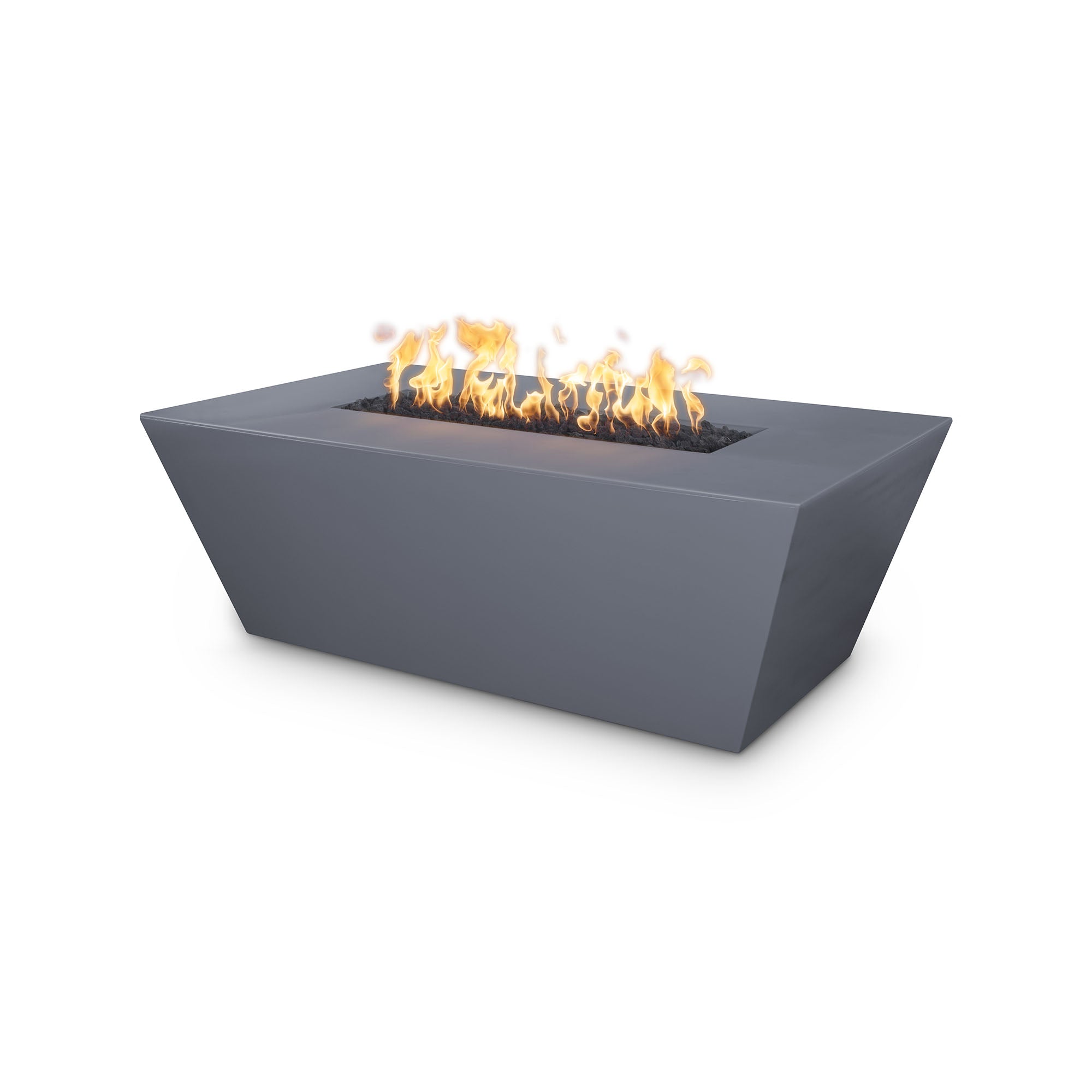The Outdoor Plus 60" Rectangular Angelus Fire Pit - GFRC Concrete