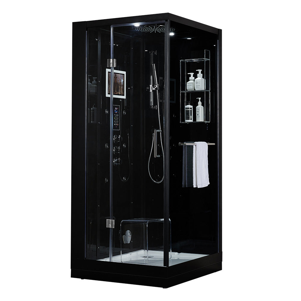 Maya Bath Platinum Arezzo Steam Shower w/ Built-In TV