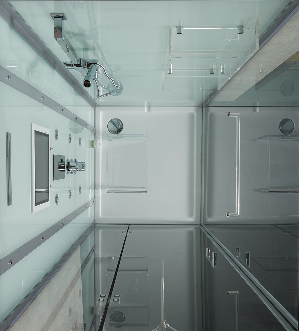Maya Bath Platinum Arezzo Steam Shower w/ Built-In TV