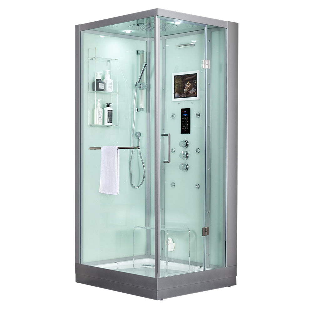 Maya Bath Platinum Arezzo Steam Shower w/ Built-In TV
