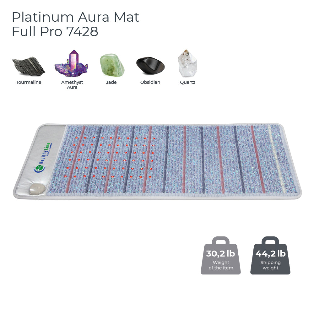 HealthyLine Platinum Aura Mat Full Pro PLUS 7428 Firm - Photon Advanced PEMF InfraMat Pro®