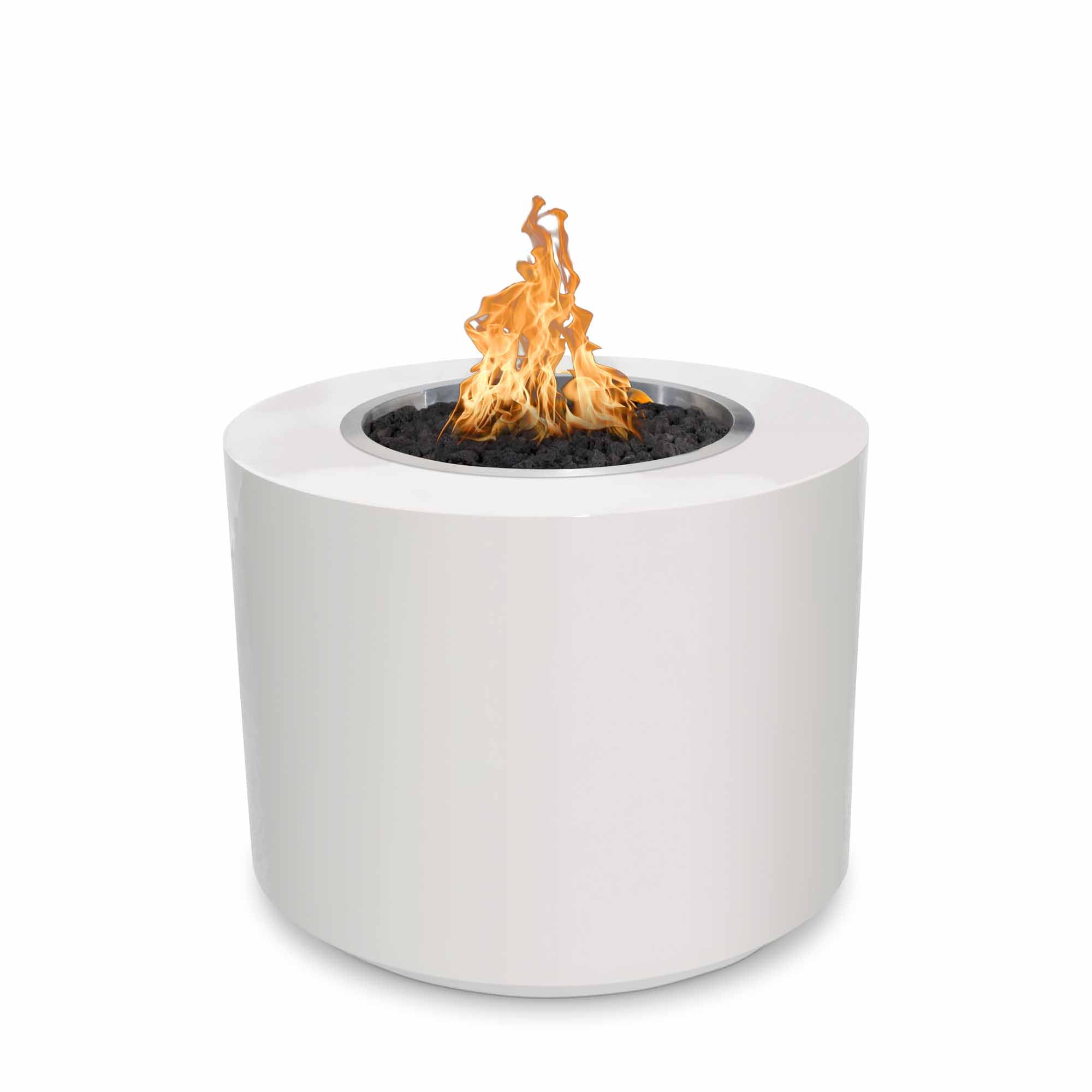 The Outdoor Plus 36" Round Beverly Fire Pit - Powder Coated Metal
